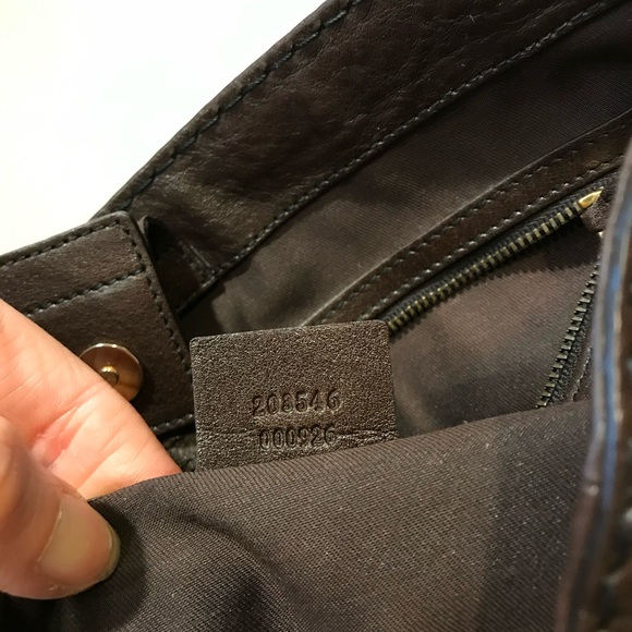 Gucci GG monogrammed canvas and leather handbag - Picture 13 of 16